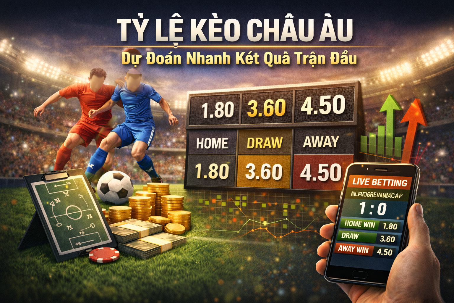 Tỷ lệ kèo bóng đá châu Âu